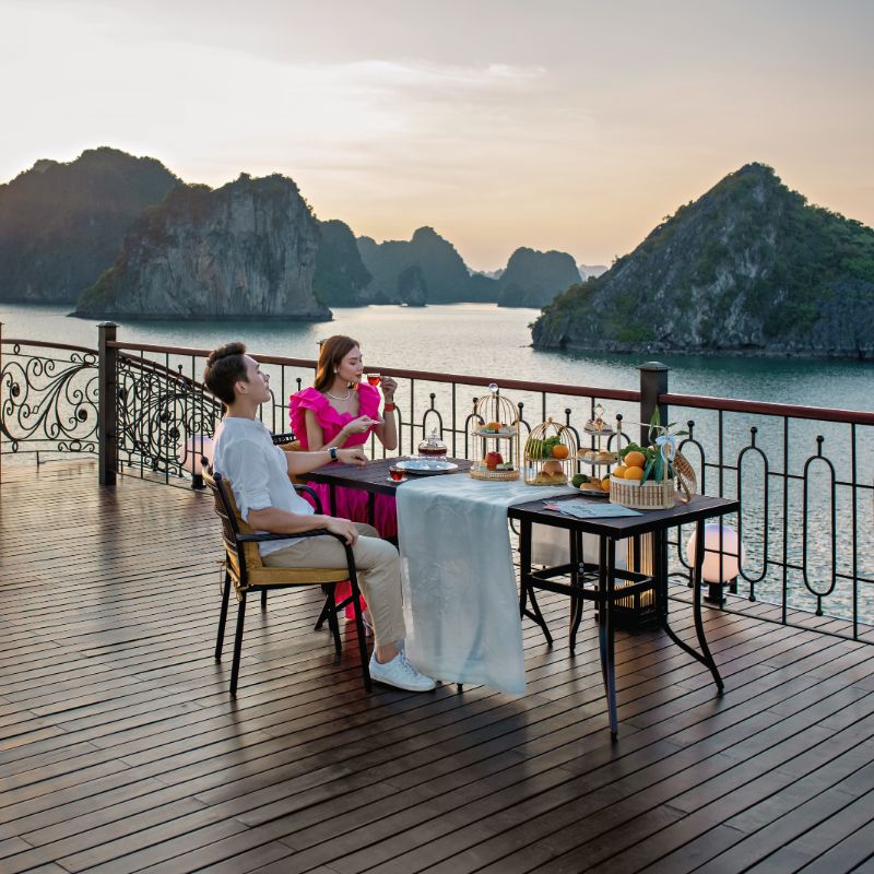 Afternoon Tea Sunset 