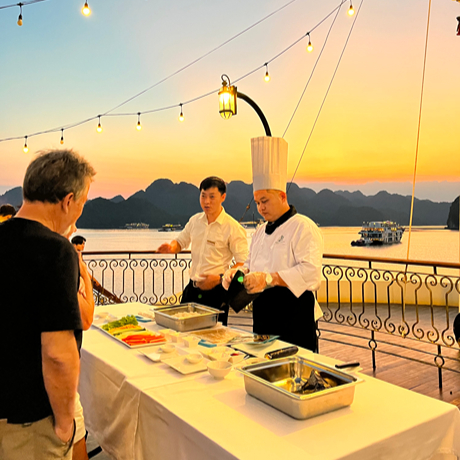 When Sunset Becomes the Perfect Ingredient for a Cooking Class at Sea