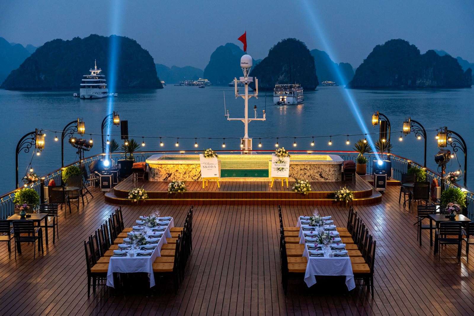 Gala Dinner on sundeck